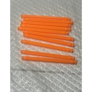 10 K'NEX‎ 86 mm (3.25 In.) Orange Rod Pieces Parts KNEX